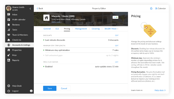 short-term rental pricing