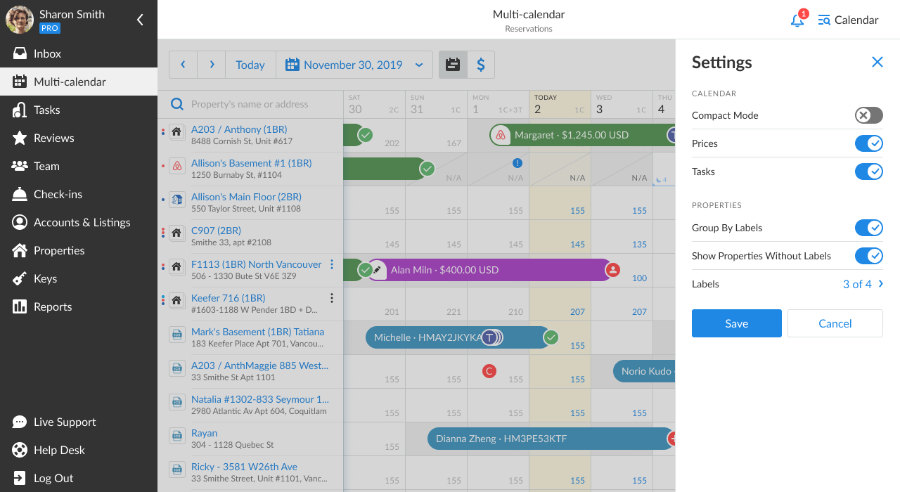 iGMS Customizable Settings