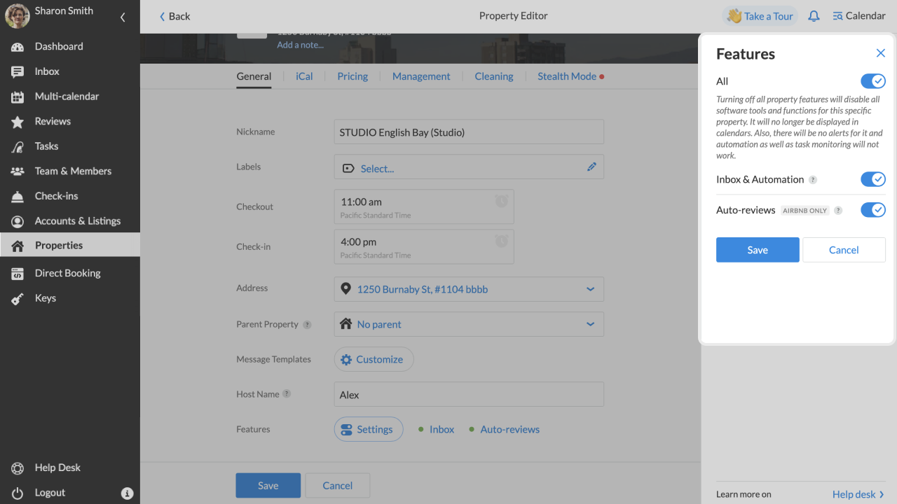 iGMS Property Editor Settings