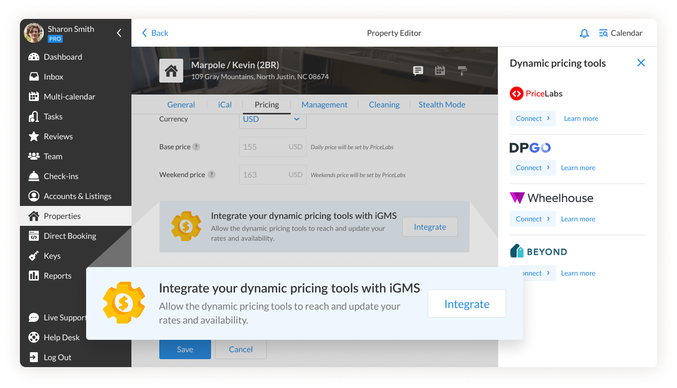 dynamic pricing tools integrations